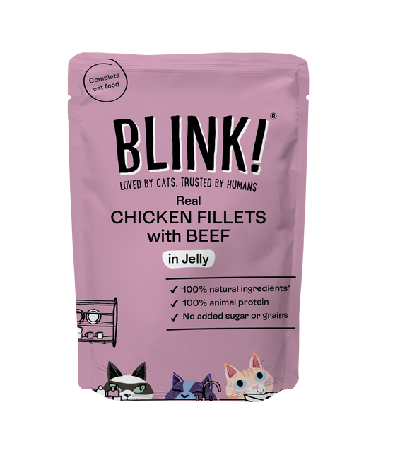 Chicken Fillets & Minced Beef in Jelly