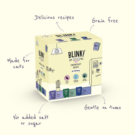 Chicken Fillet Recipes in Gravy for Kittens 8 x 85g