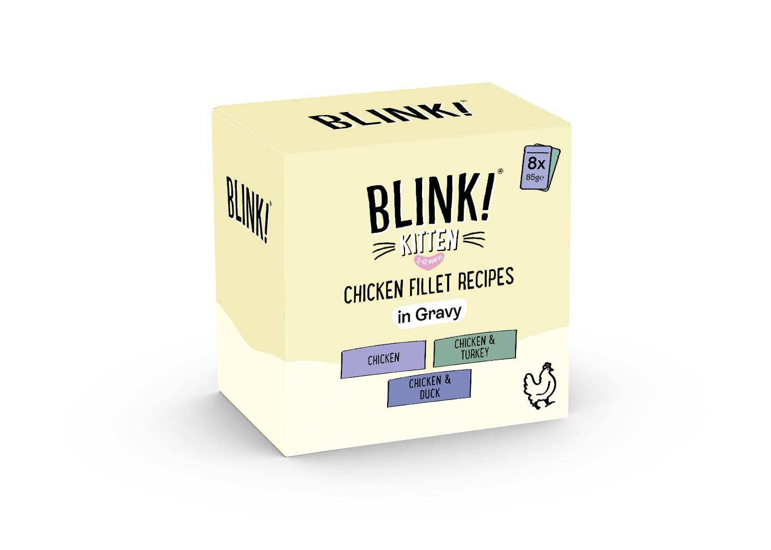 Chicken Fillet Recipes in Gravy for Kittens 8 x 85g