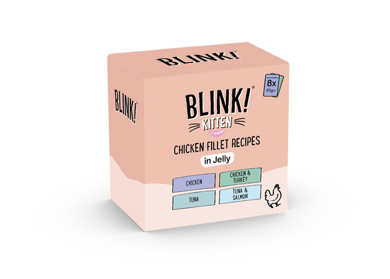 Chicken Fillet & Fish Recipes in Jelly for Kittens 8 x 85g